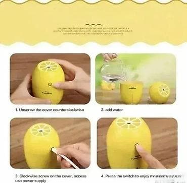 Difuzer - Aroma osveživač vazduha - Difuzer u obliku limuna na lalafo.rs — 2 Difuzer - Aroma osveživač vazduha - Difuzer u obliku limuna — 2