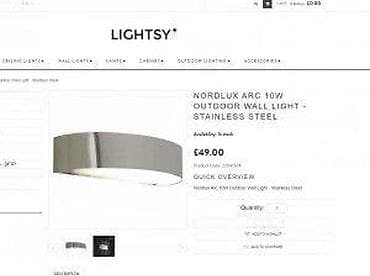 Garden Lighting: Nordlux Arc – spoljašnja zidna svetiljka od nerđajućeg čelika - Tip at lalafo.rs — 7 Garden Lighting: Nordlux Arc – spoljašnja zidna svetiljka od nerđajućeg čelika - Tip — 7