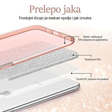 Maska Crystal Dust za iPhone 14 6.7 Plus roze. Uz brzu dostavu i na lalafo.rs — 3 Maska Crystal Dust za iPhone 14 6.7 Plus roze. Uz brzu dostavu i — 3