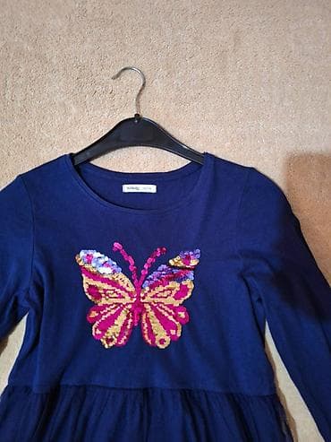 Kao nova teget plava haljina sa tilom 140 – 8, 9 10 Jednom nošena na lalafo.rs — 4 Kao nova teget plava haljina sa tilom 140 – 8, 9 10 Jednom nošena — 4