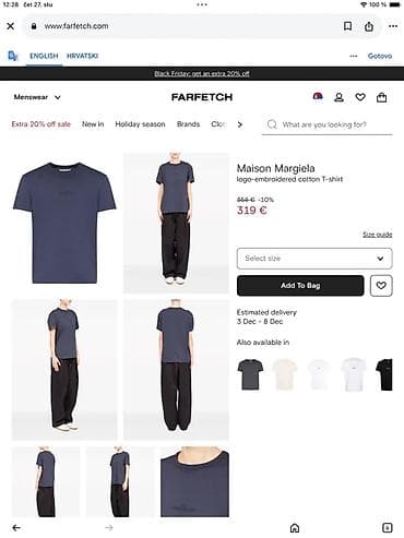 Original Maison Margiela majice L - XXL 100% extra fine cotton U na lalafo.rs — 9 Original Maison Margiela majice L - XXL 100% extra fine cotton U — 9