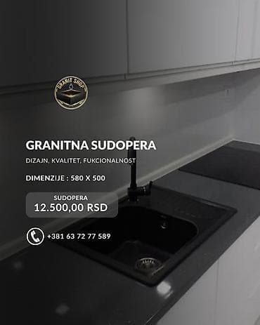 Granitne kuhinjske sudopere – moderan dizajn, kvalitet i na lalafo.rs — 4 Granitne kuhinjske sudopere – moderan dizajn, kvalitet i — 4