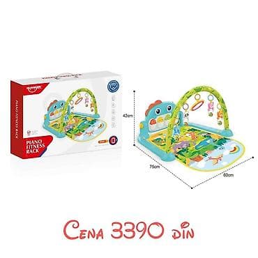 Podloge za igru: Muzička prostirka za bebе sa klavirom i visećim igračkama (0+) - na lalafo.rs — 8 Podloge za igru: Muzička prostirka za bebе sa klavirom i visećim igračkama (0+) - — 8