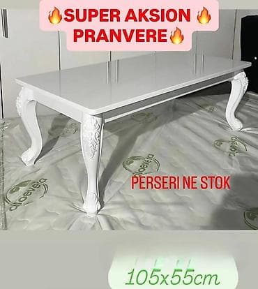 Elegantan pravougaoni klub sto, bele boje, sa sjajnom (high‑gloss) na lalafo.rs Elegantan pravougaoni klub sto, bele boje, sa sjajnom (high‑gloss)
