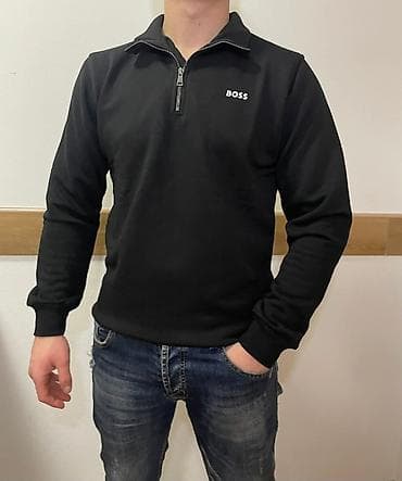 Muške dukserice sa polu-rajsferšlusom (half-zip) - Kroj: klasičan na lalafo.rs — 8 Muške dukserice sa polu-rajsferšlusom (half-zip) - Kroj: klasičan — 8