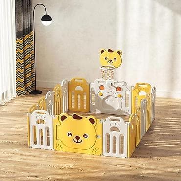 Dečja ogradica za igru – modularni paneli sa motivom mede - na lalafo.rs Dečja ogradica za igru – modularni paneli sa motivom mede -