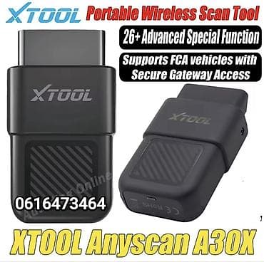 Transport: NOVO- XTOOL Anyscan A30X Bluetooth OBD2 26+ reseta Anyscan A30X auto at lalafo.rs — 1 Transport: NOVO- XTOOL Anyscan A30X Bluetooth OBD2 26+ reseta Anyscan A30X auto — 1