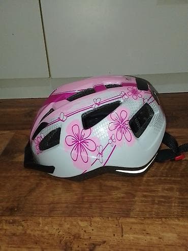 Dečija biciklistička kaciga vel 49-54 obim sa cvetnim dizajnom - na lalafo.rs — 4 Dečija biciklistička kaciga vel 49-54 obim sa cvetnim dizajnom - — 4