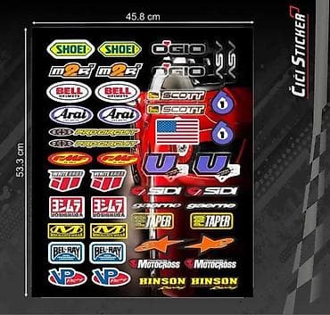 Nalepnice sponzori arai shoei sidi - nalepnice komplet- 347 📌 opis na lalafo.rs Nalepnice sponzori arai shoei sidi - nalepnice komplet- 347 📌 opis