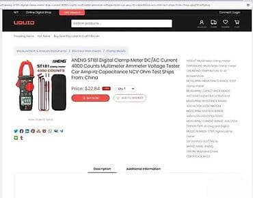 prsluk jaknica mango u: ANENG ST181 strujne klešta (clamp meter) – multifunkcioni digitalni at lalafo.rs — 8 prsluk jaknica mango u: ANENG ST181 strujne klešta (clamp meter) – multifunkcioni digitalni — 8