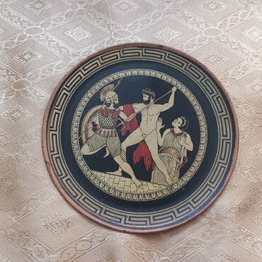 Ukrasni tanjir od bakra, prečnik 17 cm. - Ručni rad, proizveden u na lalafo.rs Ukrasni tanjir od bakra, prečnik 17 cm. - Ručni rad, proizveden u