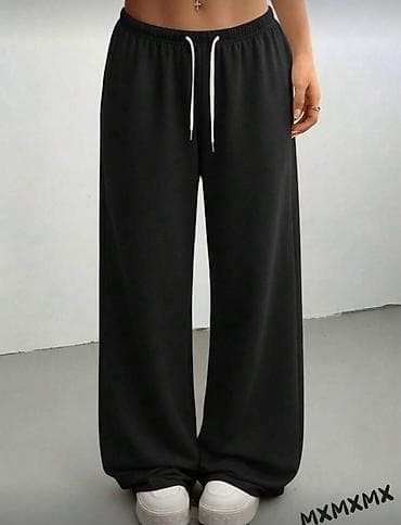 kom sa etiketom: Ženske široke trenerke – više boja - Kroj: wide-leg/oversized, ravna i at lalafo.rs — 5 kom sa etiketom: Ženske široke trenerke – više boja - Kroj: wide-leg/oversized, ravna i — 5