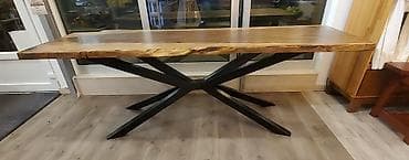 Furniture: Ploča stola je izrađena od termotretiranog oraha, što je proces koji at lalafo.rs — 3 Furniture: Ploča stola je izrađena od termotretiranog oraha, što je proces koji — 3