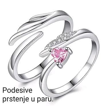 PRELEPE KVALITETNE POSREBRENE RAZNOVRSNE PODESIVE PRSTENJE U PARU SA na lalafo.rs — 4 PRELEPE KVALITETNE POSREBRENE RAZNOVRSNE PODESIVE PRSTENJE U PARU SA — 4