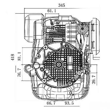 Benzinski motor za kosilicu – OHV, horizontalno vratilo - Tip at lalafo.rs — 2 Benzinski motor za kosilicu – OHV, horizontalno vratilo - Tip — 2
