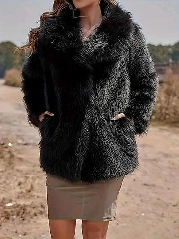 💫Ženska elegantna bunda – crna, mekana i voluminozna Cena: 6100 din na lalafo.rs — 3 💫Ženska elegantna bunda – crna, mekana i voluminozna Cena: 6100 din — 3