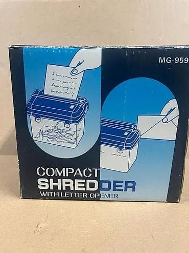 Kompaktni secko papira sa otvaračem pisama – model MG-959 - Dva u na lalafo.rs Kompaktni secko papira sa otvaračem pisama – model MG-959 - Dva u