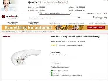 *** AKCIJA *** #0893 Otvarač za konzerve Tefal Model: 853531; na lalafo.rs — 7 *** AKCIJA *** #0893 Otvarač za konzerve Tefal Model: 853531; — 7