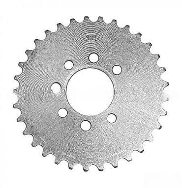 Zadnji lančanik (zupčanik) za motor/bicikl – čelični - Materijal na lalafo.rs Zadnji lančanik (zupčanik) za motor/bicikl – čelični - Materijal