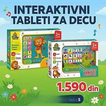 Interaktivni tableti za decu (3+) - Edukativni tablet sa junakom na lalafo.rs Interaktivni tableti za decu (3+) - Edukativni tablet sa junakom