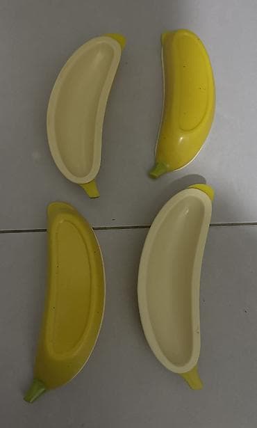 Set posuda u obliku banane – 4 komada - Dizajn: polovine banane (žuta na lalafo.rs — 2 Set posuda u obliku banane – 4 komada - Dizajn: polovine banane (žuta — 2