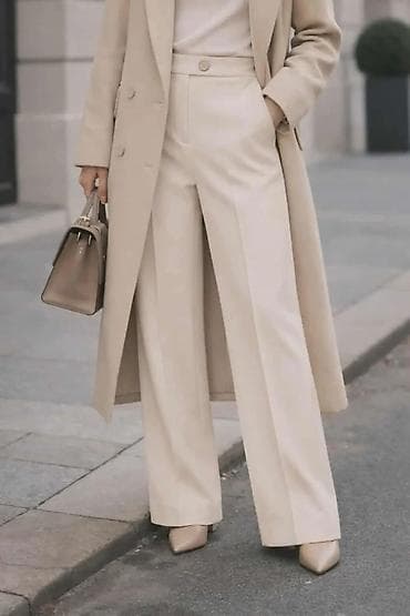 Ureznice: Ženske elegantne pantalone sa širokom nogavicom - Kroj: visoki struk na lalafo.rs — 5 Ureznice: Ženske elegantne pantalone sa širokom nogavicom - Kroj: visoki struk — 5