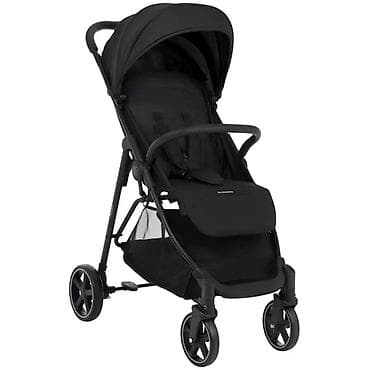 Kolica za bebe – kompaktna, lagana i praktična - Moderan, potpuno crn na lalafo.rs Kolica za bebe – kompaktna, lagana i praktična - Moderan, potpuno crn