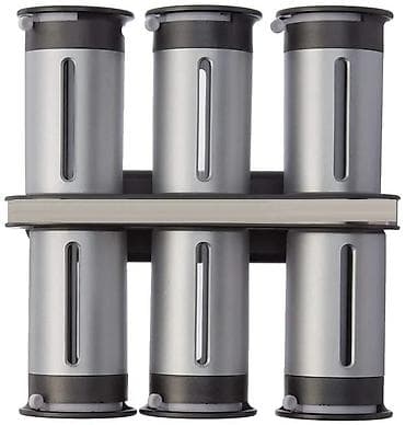 Zidni stalak za začine sa 6 dozera - Set sadrži zidni nosač i 6 na lalafo.rs Zidni stalak za začine sa 6 dozera - Set sadrži zidni nosač i 6