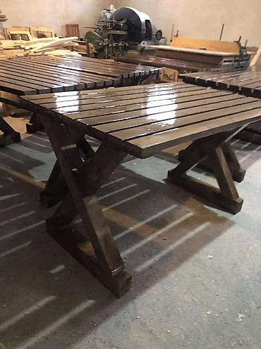 Sto za dvoriste.Dimenzije 80x90x120,cena 150 evra na lalafo.rs — 4 Sto za dvoriste.Dimenzije 80x90x120,cena 150 evra — 4