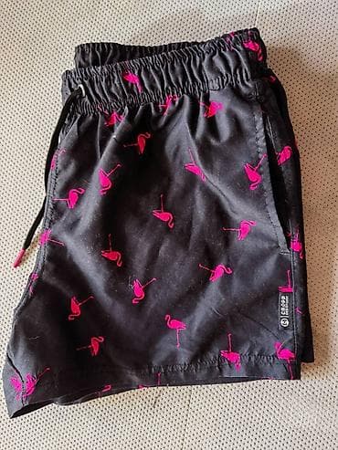 Muške šorts-kupaće sa printom flaminga - Model: kratke muške kupaće na lalafo.rs — 5 Muške šorts-kupaće sa printom flaminga - Model: kratke muške kupaće — 5