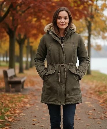 pantalone butiku ali: Ženska parka jakna – maslinasto zelena - Klasična parka kroja, dužina na lalafo.rs — 1 pantalone butiku ali: Ženska parka jakna – maslinasto zelena - Klasična parka kroja, dužina — 1