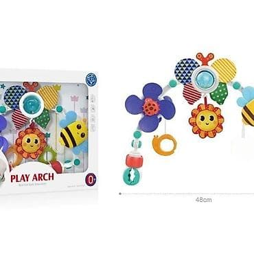 Crib & Stroller Toys: Igracka za bebu – Play Arch (lučna igračka) - Šareni luk sa visećim at lalafo.rs — 1 Crib & Stroller Toys: Igracka za bebu – Play Arch (lučna igračka) - Šareni luk sa visećim — 1