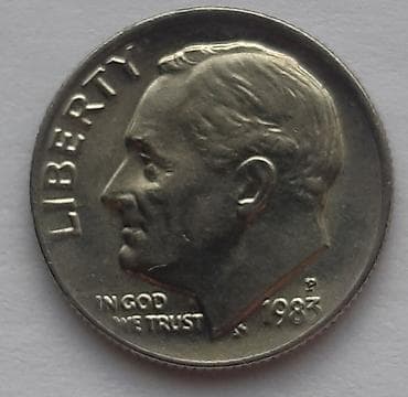 Američki novčić Roosevelt dime – godina 1983, kovnica Philadelphia at lalafo.rs — 1 Američki novčić Roosevelt dime – godina 1983, kovnica Philadelphia — 1