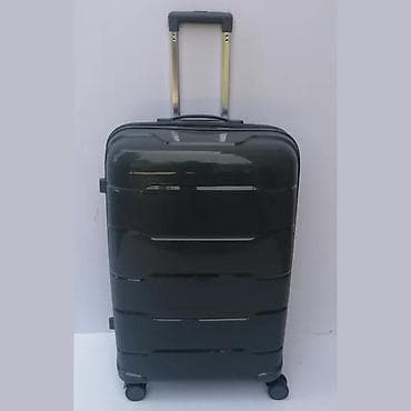 Tvrdi kofer na točkiće – tamnosiva boja - Materijal: čvrsta ABS/PC na lalafo.rs Tvrdi kofer na točkiće – tamnosiva boja - Materijal: čvrsta ABS/PC