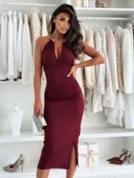 Duga haljina uz telo, dostupna u više boja 🔥 na lalafo.rs Duga haljina uz telo, dostupna u više boja 🔥