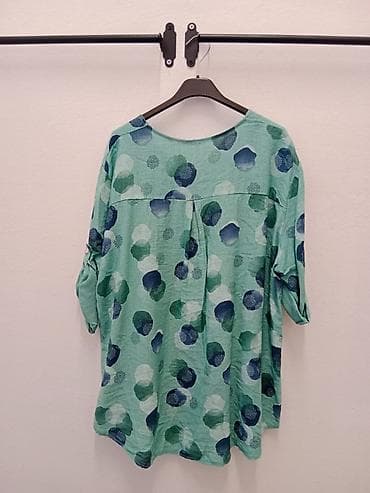 dve suknje po: Ženske bluze – razni dezjeni i krojevi - Zelena bluza sa apstraktnim at lalafo.rs — 1 dve suknje po: Ženske bluze – razni dezjeni i krojevi - Zelena bluza sa apstraktnim — 1