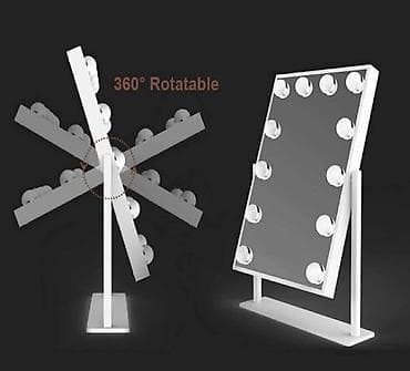 LED kozmetičko ogledalo sa sijalicama – “Hollywood” stil - 12 LED na lalafo.rs — 3 LED kozmetičko ogledalo sa sijalicama – “Hollywood” stil - 12 LED — 3