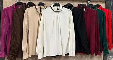 zenske broj: 💫Elegantna ženska bluza sa visokim karner kragnom i ukrasnim at lalafo.rs — 2 zenske broj: 💫Elegantna ženska bluza sa visokim karner kragnom i ukrasnim — 2