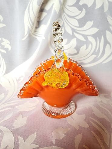 Murano nova korpa,duvano staklo 70te. Korpica nova,sve na njoj je na lalafo.rs — 7 Murano nova korpa,duvano staklo 70te. Korpica nova,sve na njoj je — 7