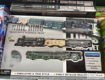 Vozovi: Voz sa prugom na baterije – Rail King Omiljena igračka najmlađih već na lalafo.rs — 3 Vozovi: Voz sa prugom na baterije – Rail King Omiljena igračka najmlađih već — 3