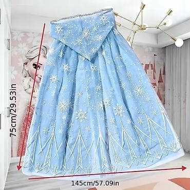 Prelep ogrtac za devojčice sa kapuljačom, inspirisan Frozen (Elsa) na lalafo.rs — 6 Prelep ogrtac za devojčice sa kapuljačom, inspirisan Frozen (Elsa) — 6