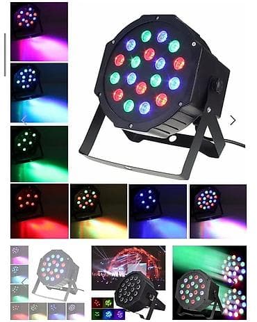 LED RGB PAR reflektor za scenu i zabave - Tip: scenski LED PAR na lalafo.rs — 2 LED RGB PAR reflektor za scenu i zabave - Tip: scenski LED PAR — 2