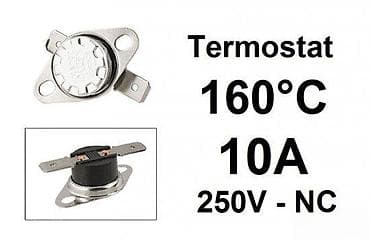 Home & Garden: Termostat bimetalni, KSD serija – 160°C, 10A, 250V, NC (normalno at lalafo.rs — 1 Home & Garden: Termostat bimetalni, KSD serija – 160°C, 10A, 250V, NC (normalno — 1