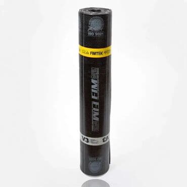 Fimtek V3 je bitumenska hidroizolaciona membrana sa staklenim voalom na lalafo.rs Fimtek V3 je bitumenska hidroizolaciona membrana sa staklenim voalom