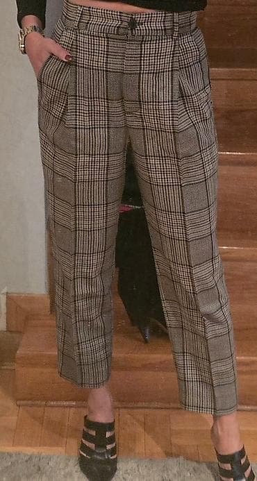 MARELLA Max Mara vunene karirane pantalone. širi model visok struk, sa na lalafo.rs — 5 MARELLA Max Mara vunene karirane pantalone. širi model visok struk, sa — 5