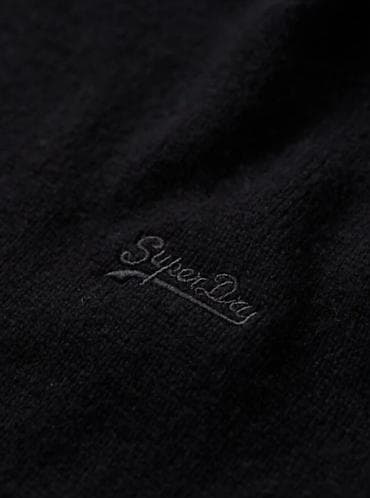 NOV Superdry - Crni muški džemper Essential slim fit pleteni basic na lalafo.rs — 2 NOV Superdry - Crni muški džemper Essential slim fit pleteni basic — 2