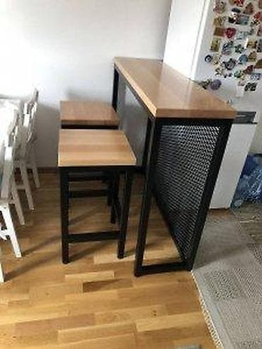 Kitchen furniture: MASIVNI BARSKI STO BUKVA | Kontakt telefon 06******** Viber 06******** at lalafo.rs — 5 Kitchen furniture: MASIVNI BARSKI STO BUKVA | Kontakt telefon 06******** Viber 06******** — 5
