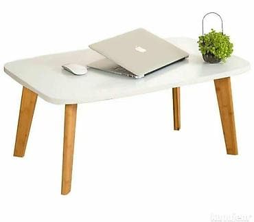 Skandinavski klub sto – bela ploča, drvene noge - Moderan na lalafo.rs — 1 Skandinavski klub sto – bela ploča, drvene noge - Moderan — 1