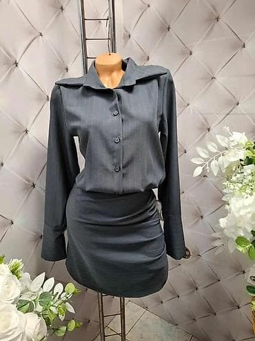 ✨Dvodijelni ženski komplet – košulja i mini suknja One size Cena 3600 na lalafo.rs — 1 ✨Dvodijelni ženski komplet – košulja i mini suknja One size Cena 3600 — 1