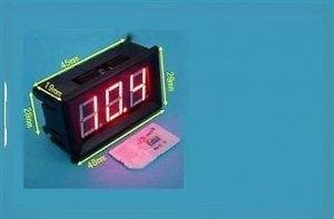 Digitalni voltmetar/indikator napunjenosti baterije – 48 V - LED at lalafo.rs — 2 Digitalni voltmetar/indikator napunjenosti baterije – 48 V - LED — 2